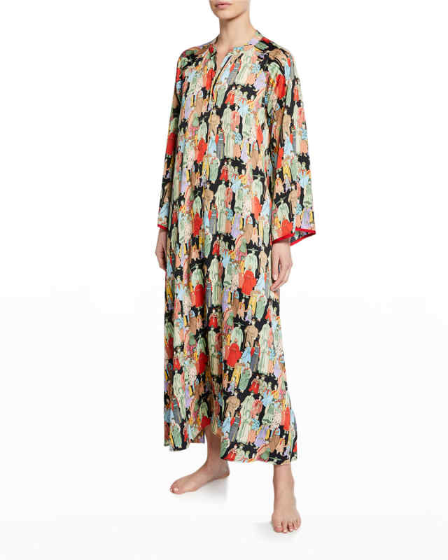 Dynasty Zip Caftan
